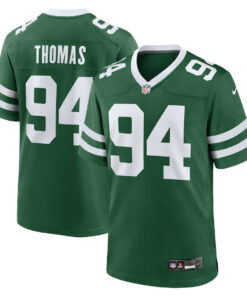 Solomon Thomas 94 New York Jets Team Game Men Jersey - Legacy Green JS7266 nicesnker