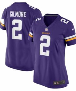 Stephon Gilmore 2 Minnesota Vikings Women's Game Jersey - Purple JS7253 nicesnker