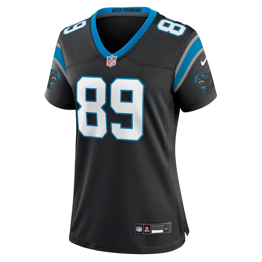 Steve Smith Sr. 89 Carolina Panthers Women's Team Game Jersey - Black JS1774 nicesnker - Image 2