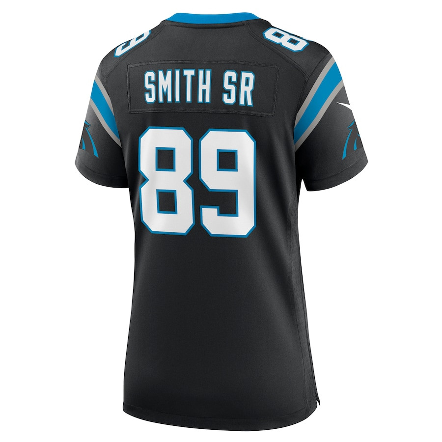 Steve Smith Sr. 89 Carolina Panthers Women's Team Game Jersey - Black JS1774 nicesnker - Image 3