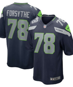 Stone Forsythe 78 Seattle Seahawks Men Game Jersey - College Navy JS9626 nicesnker
