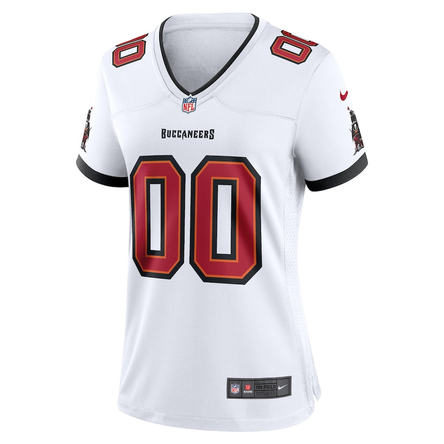 Tampa Bay Buccaneers Women Custom Game Jersey - White JS2617 nicesnker - Image 2