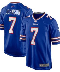 Taron Johnson 7 Buffalo Bills Men Game Jersey - Royal JS2920 nicesnker