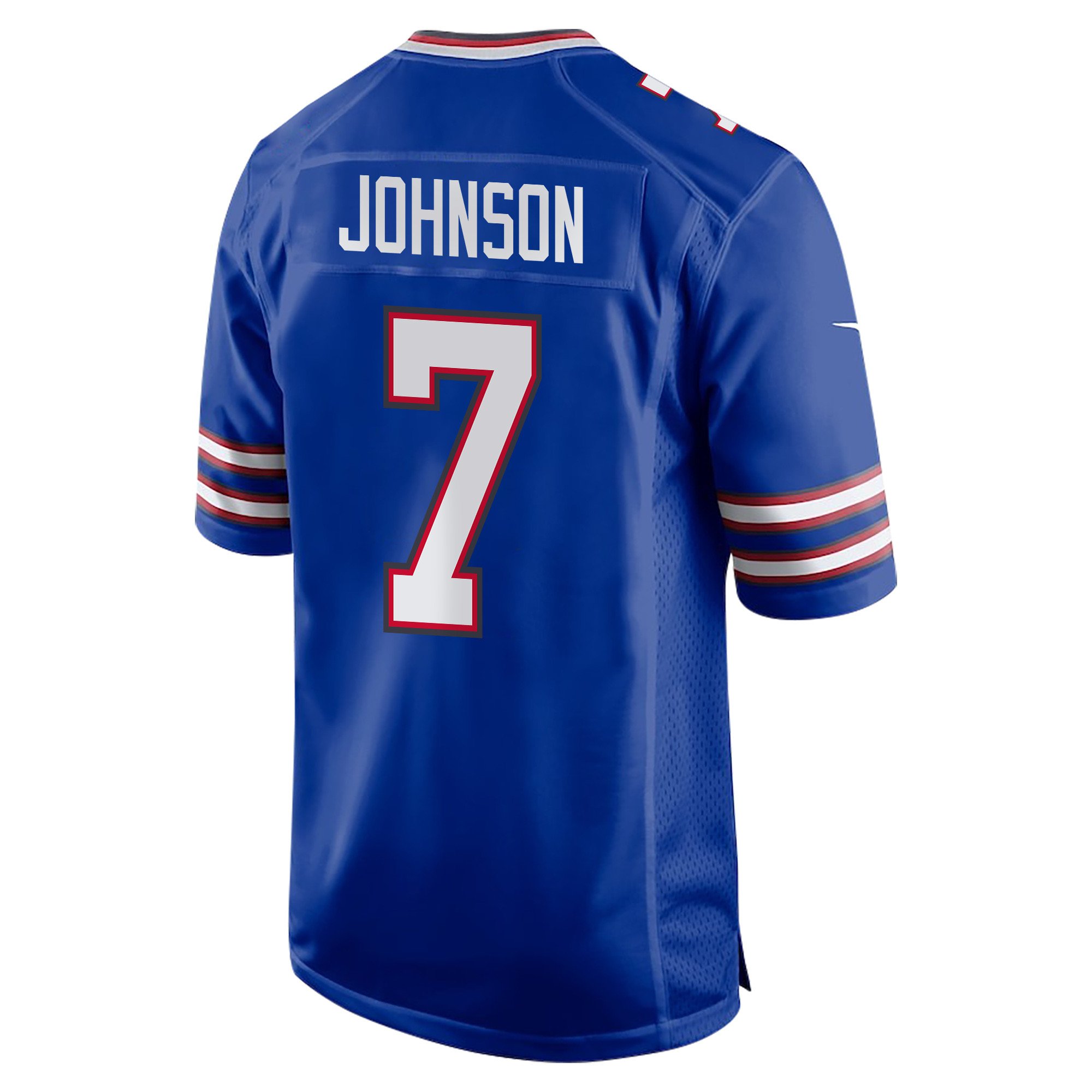 Taron Johnson 7 Buffalo Bills Super Bowl LIX Champions Patch 'New Orleans - Where Legends Are Made' EMBROIDERED Game Men Jersey - Royal JS1255 nicesnker - Image 2