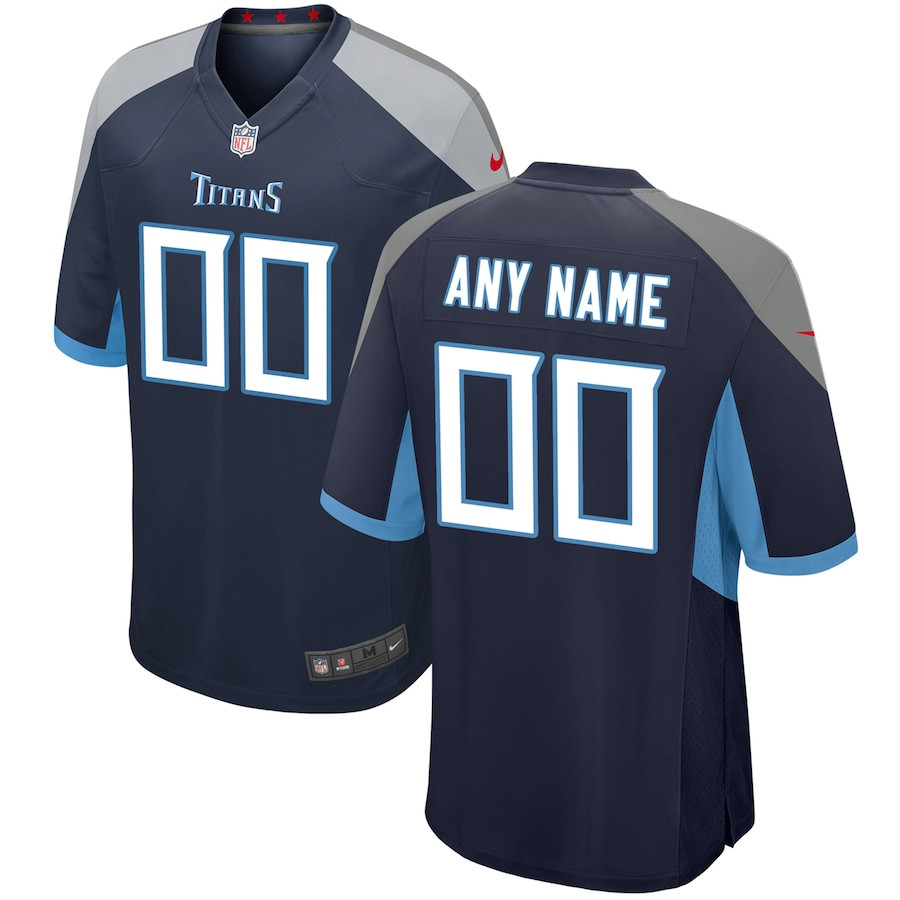 Tennessee Titans YOUTH Custom Game Jersey - Navy JS9372 nicesnker