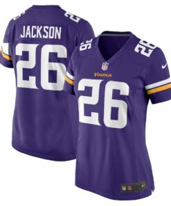 Theo Jackson 26 Minnesota Vikings Women's Game Jersey - Purple JS4597 nicesnker
