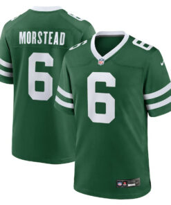 Thomas Morstead 6 New York Jets Team Game Men Jersey - Legacy Green JS6871 nicesnker