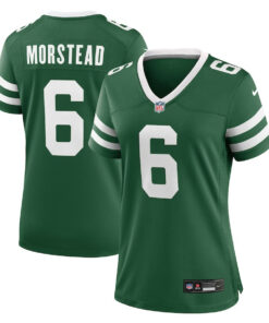 Thomas Morstead 6 New York Jets Women's Team Game Jersey - Legacy Green JS8167 nicesnker
