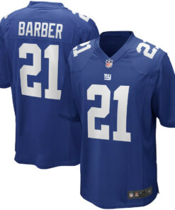 Tiki Barber 21 New York Giants Men Game Retired Jersey - Royal JS8171 nicesnker