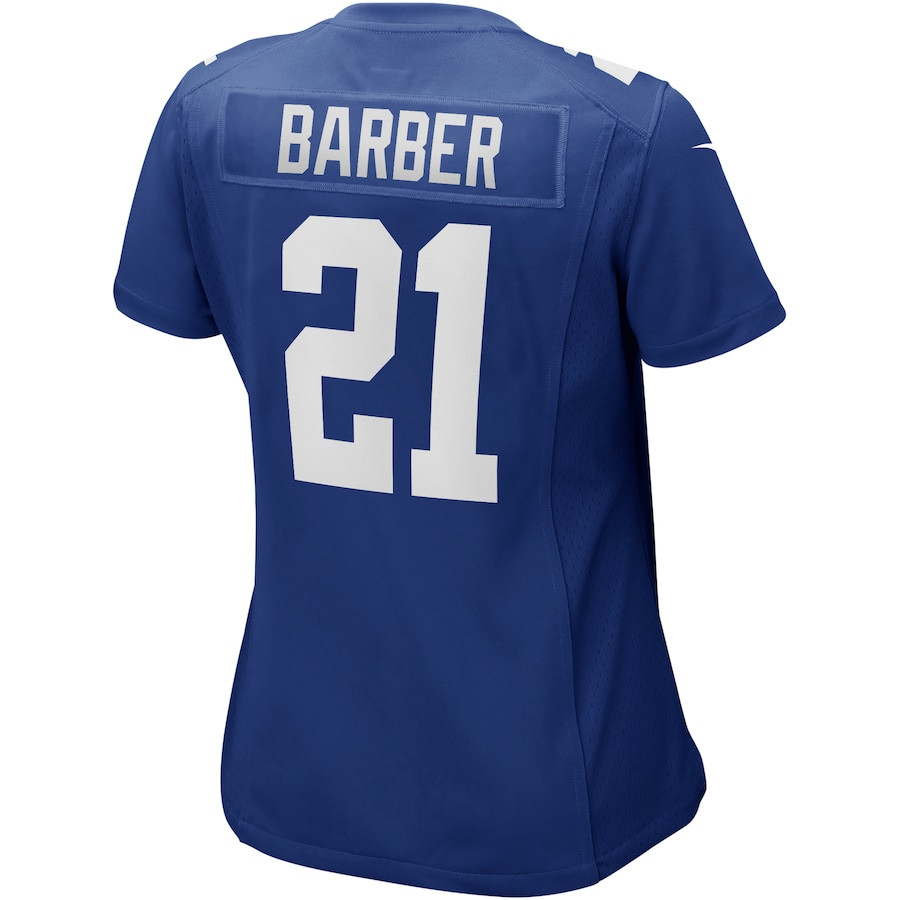 Tiki Barber 21 New York Giants Women Game Retired Jersey - Royal JS2050 nicesnker - Image 3