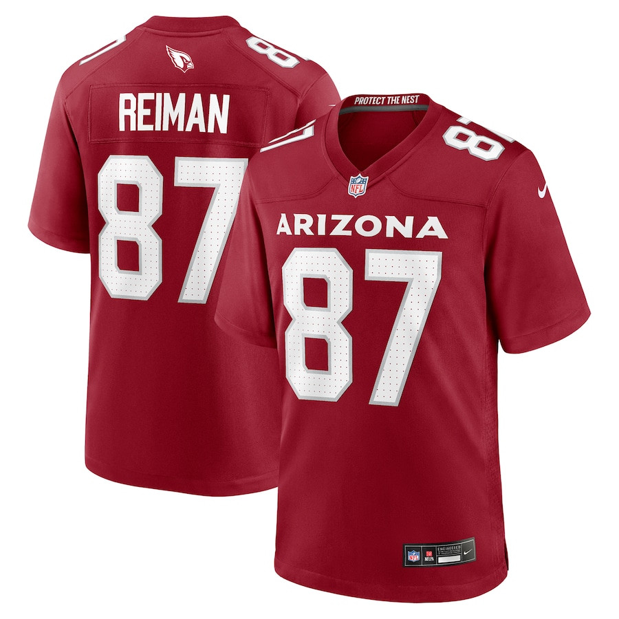 Tip Reiman 87 Arizona Cardinals Team Game Men Jersey - Cardinal JS2647 nicesnker