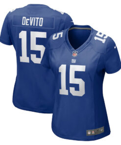 Tommy DeVito 15 New York Giants Women Game Jersey - Royal JS6069 nicesnker