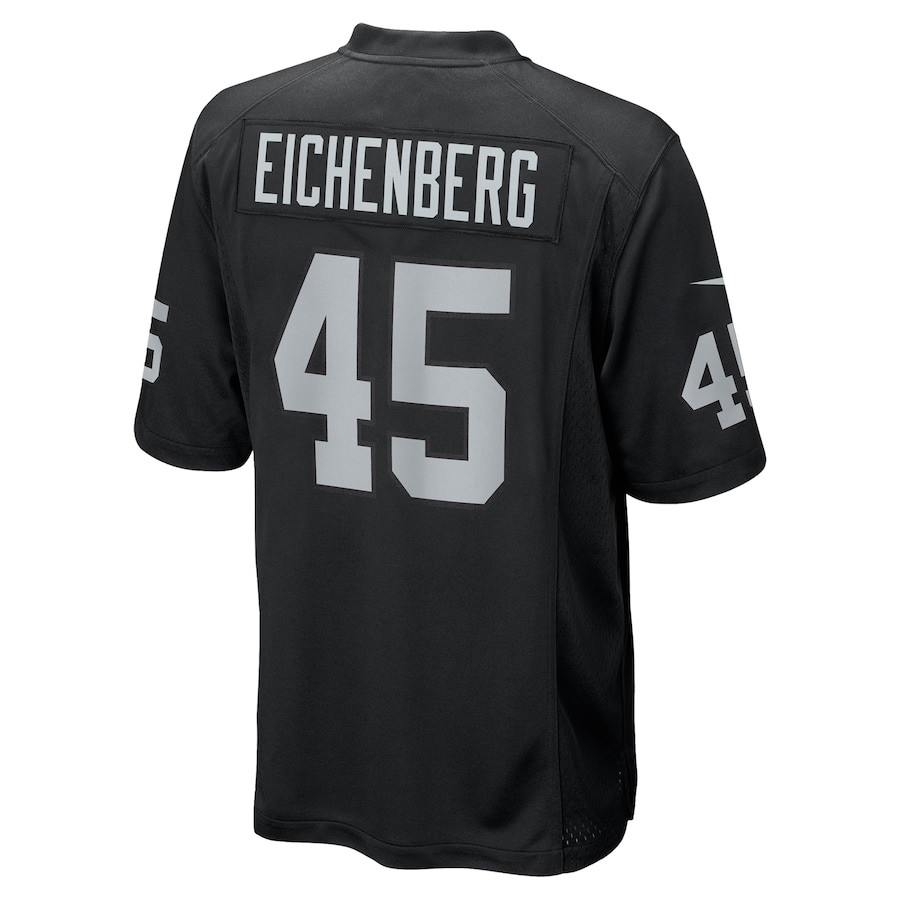 Tommy Eichenberg 45 Las Vegas Raiders Team Game Men Jersey - Black JS7262 nicesnker - Image 3