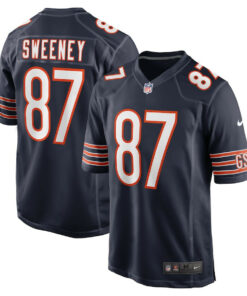 Tommy Sweeney 87 Chicago Bears Game Men Jersey - Navy JS9349 nicesnker