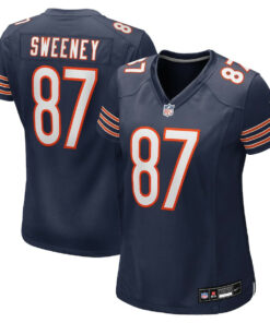 Tommy Sweeney 87 Chicago Bears Women's Game Jersey - Navy JS5811 nicesnker