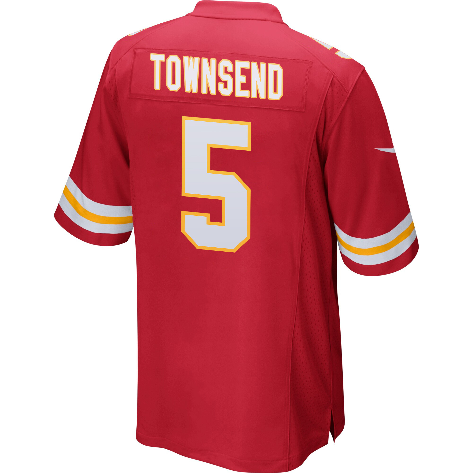 Tommy Townsend 5 Kansas City Chiefs Super Bowl LVIII Champions 4X Game Men Jersey - Red JS6575 nicesnker - Image 3
