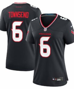 Tommy Townsend 6 Houston Texans Women's Team Game Jersey - Navy JS5834 nicesnker