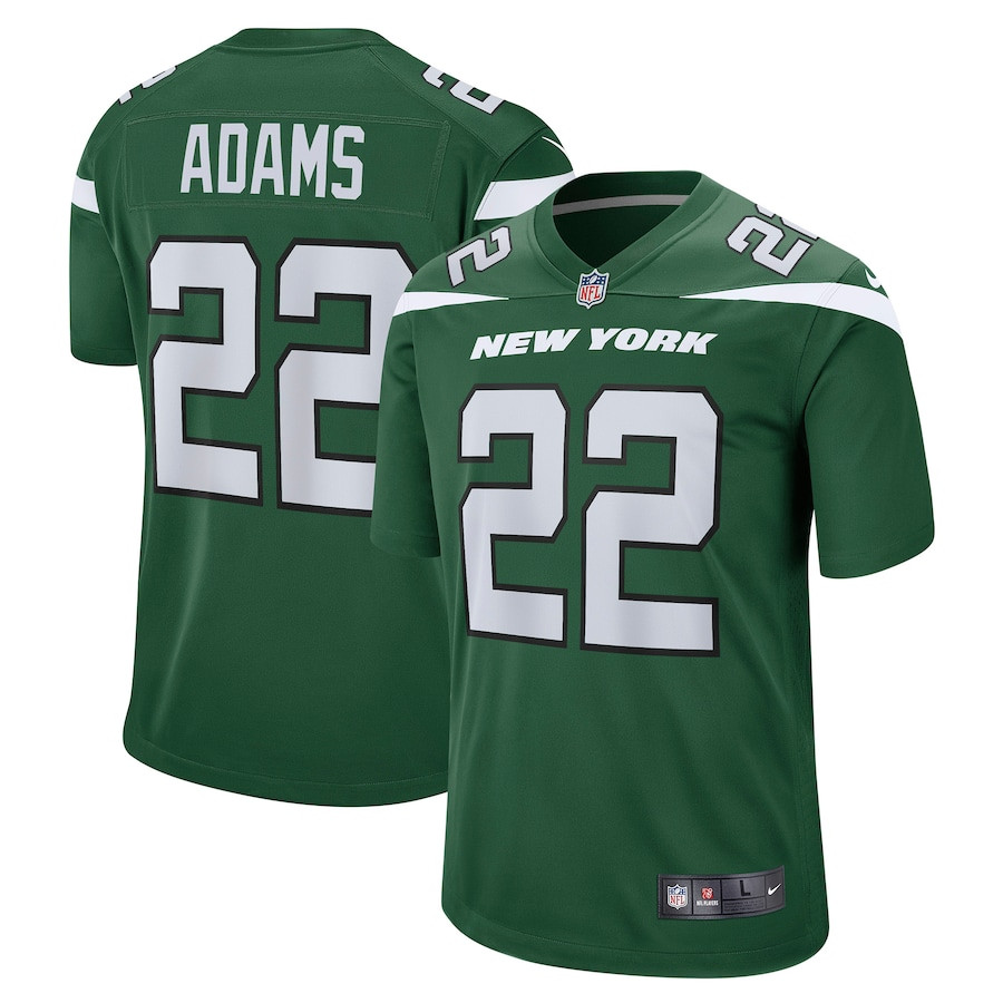 Tony Adams 22 New York Jets Game Player Men Jersey - Gotham Green JS9444 nicesnker