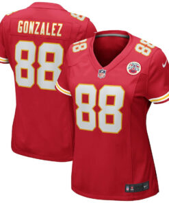 Tony Gonzalez 88 Kansas City Chiefs Women Game Retired Jersey - Red JS9397 nicesnker