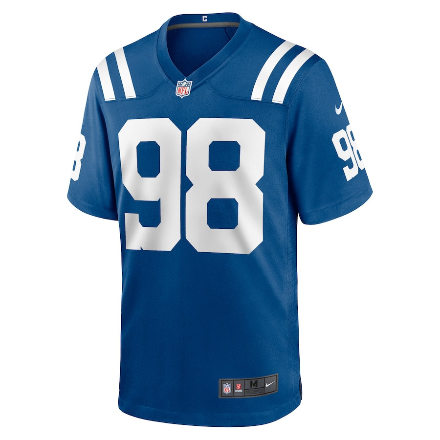 Tony Siragusa 98 Indianapolis Colts Game Retired Player Men Jersey - Royal JS1256 nicesnker - Image 2