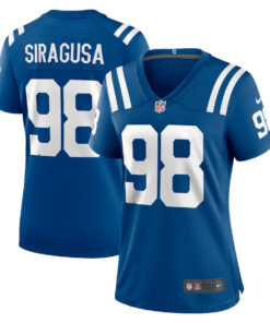 Tony Siragusa 98 Indianapolis Colts Women's Game Retired Player Jersey - Royal JS1225 nicesnker