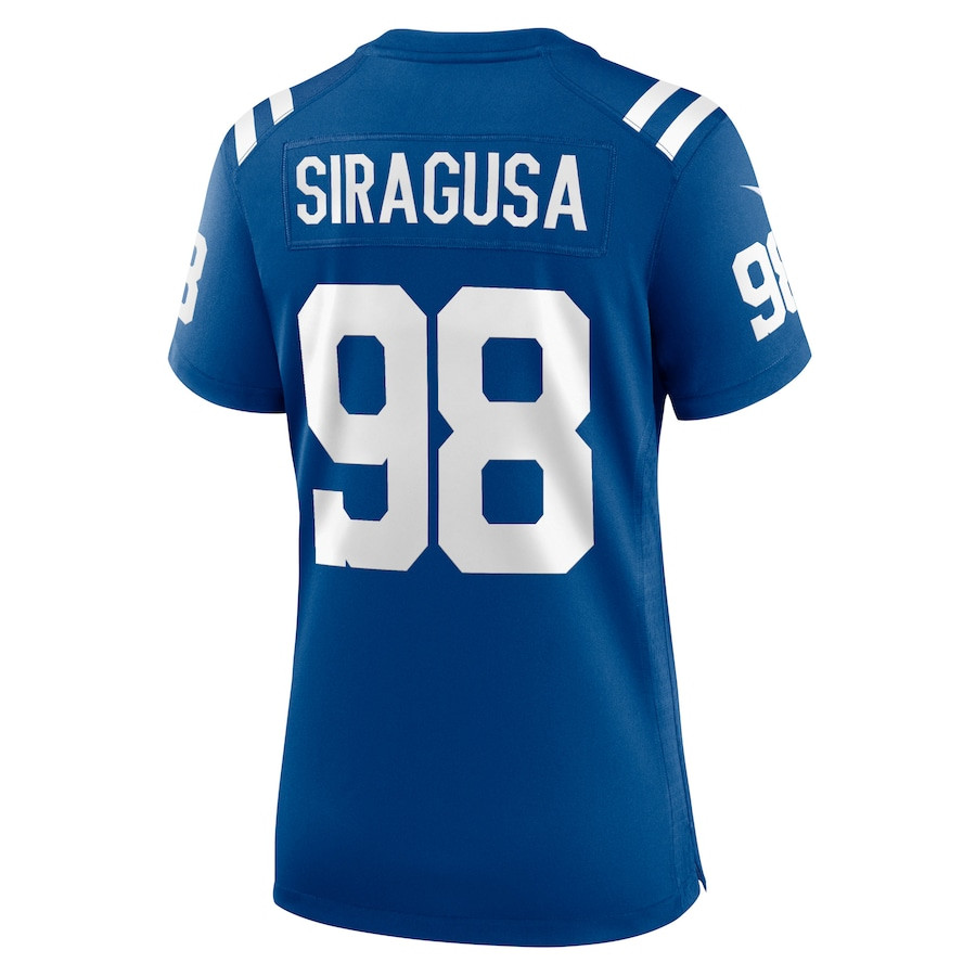Tony Siragusa 98 Indianapolis Colts Women's Game Retired Player Jersey - Royal JS1225 nicesnker - Image 3