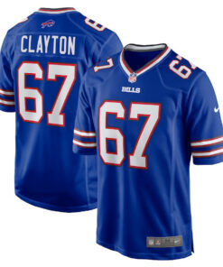 Travis Clayton 67 Buffalo Bills Game Men Jersey - Royal JS5472 nicesnker