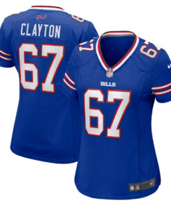 Travis Clayton 67 Buffalo Bills Women's Game Jersey - Royal JS1466 nicesnker