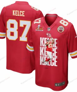 Travis Kelce 87 Kansas City Chiefs Oh Say Can You Kelce Game Men Jersey - Red JS3359 nicesnker