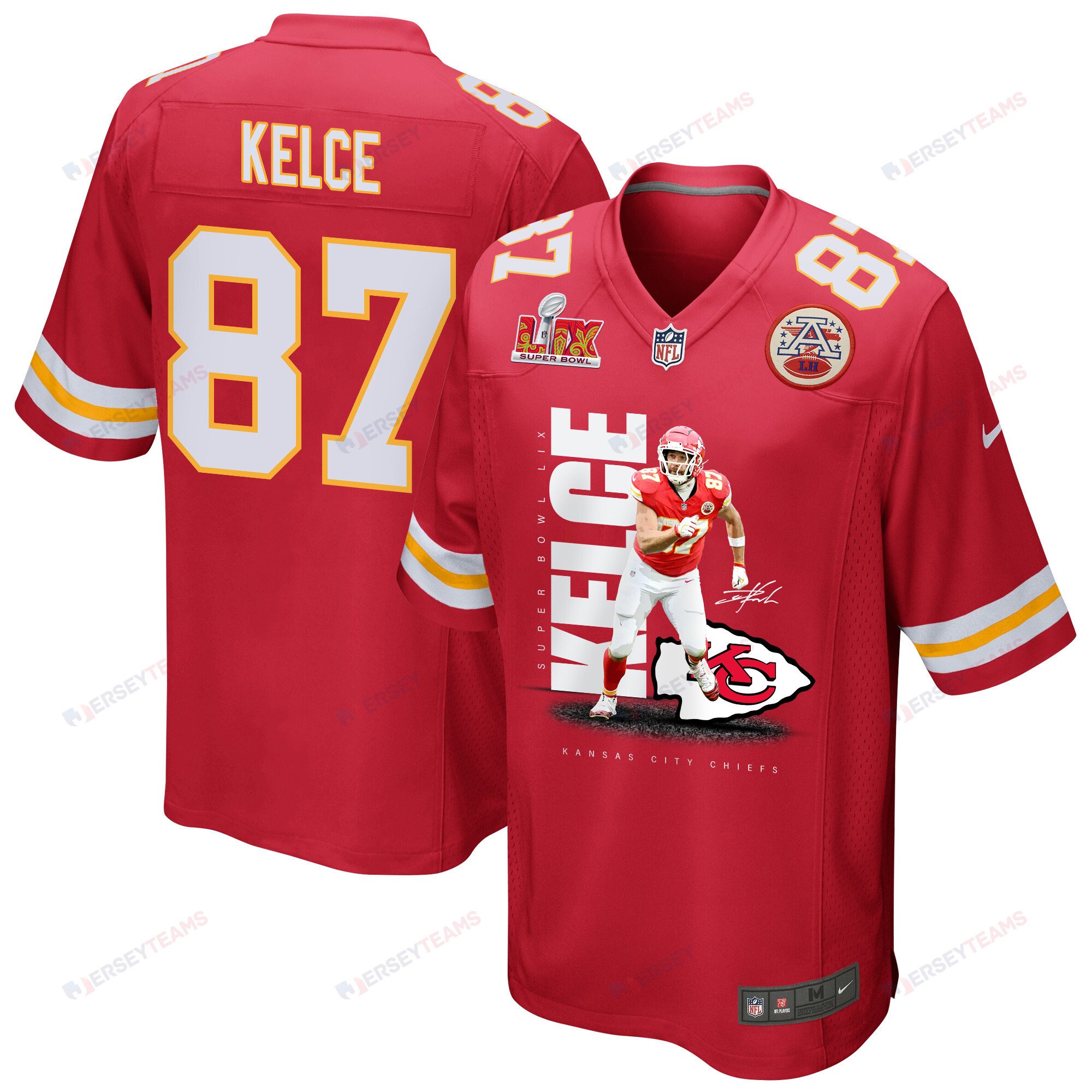 Travis Kelce 87 Kansas City Chiefs The Kansas City Stallion Game Men Jersey - Red JS3512 nicesnker