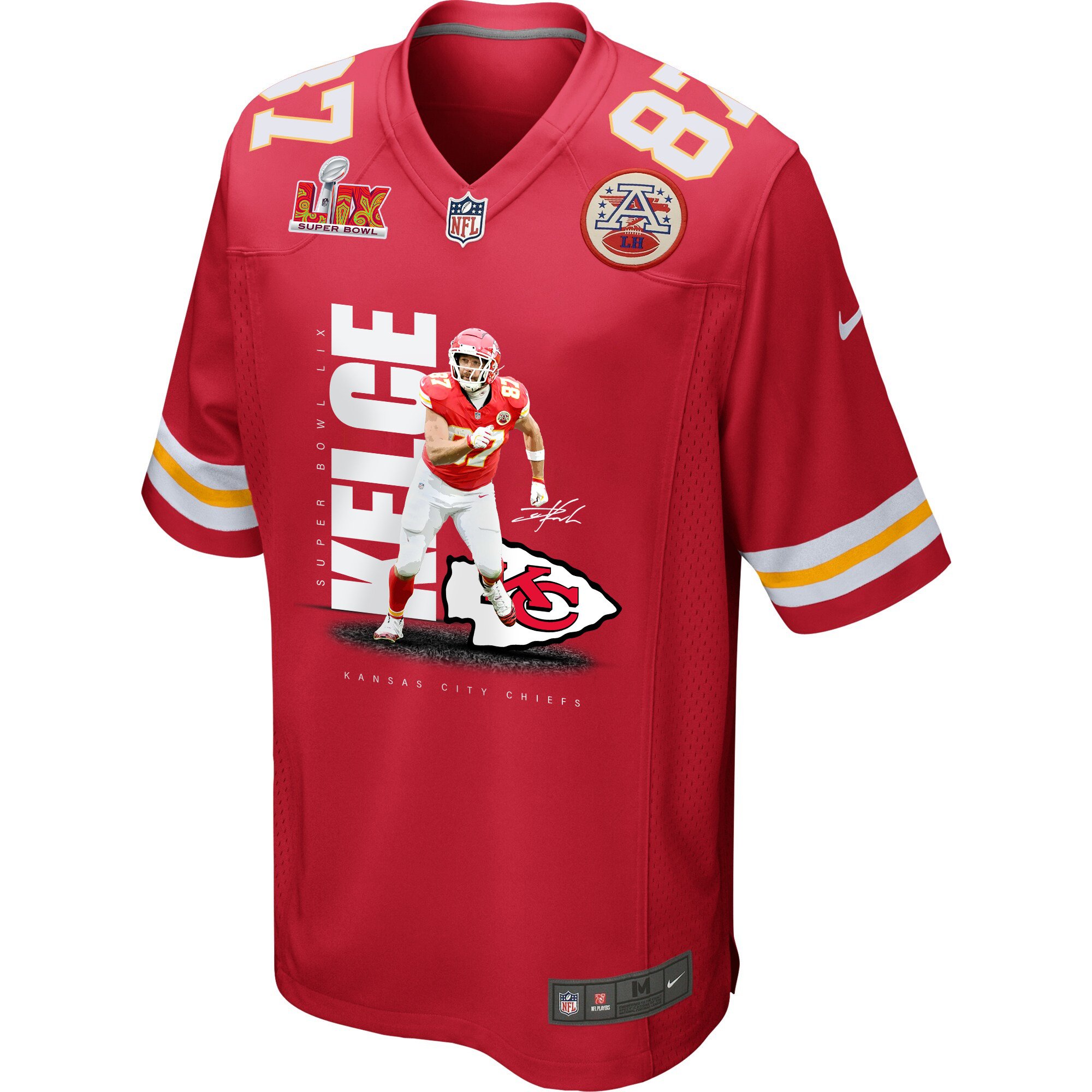 Travis Kelce 87 Kansas City Chiefs The Kansas City Stallion Game Men Jersey - Red JS3512 nicesnker - Image 2