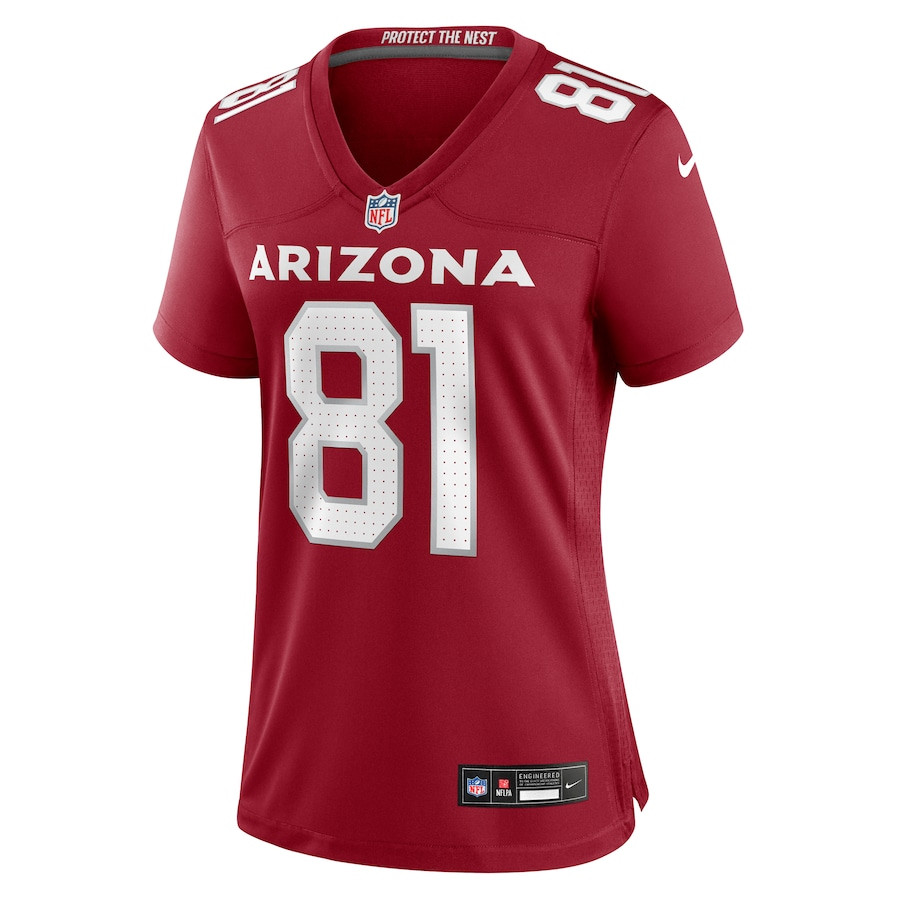 Travis Vokolek 81 Arizona Cardinals Women's Game Jersey - Cardinal JS8451 nicesnker - Image 2