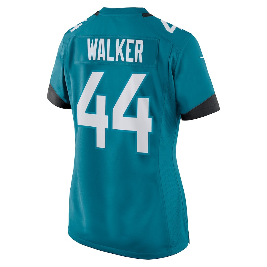 Travon Walker 44 Jacksonville Jaguars Women Jersey - Teal JS5063 nicesnker - Image 3