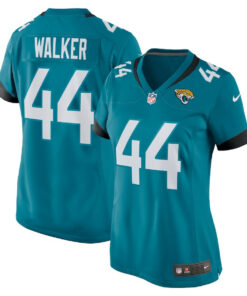 Travon Walker 44 Jacksonville Jaguars Women Jersey - Teal JS5063 nicesnker