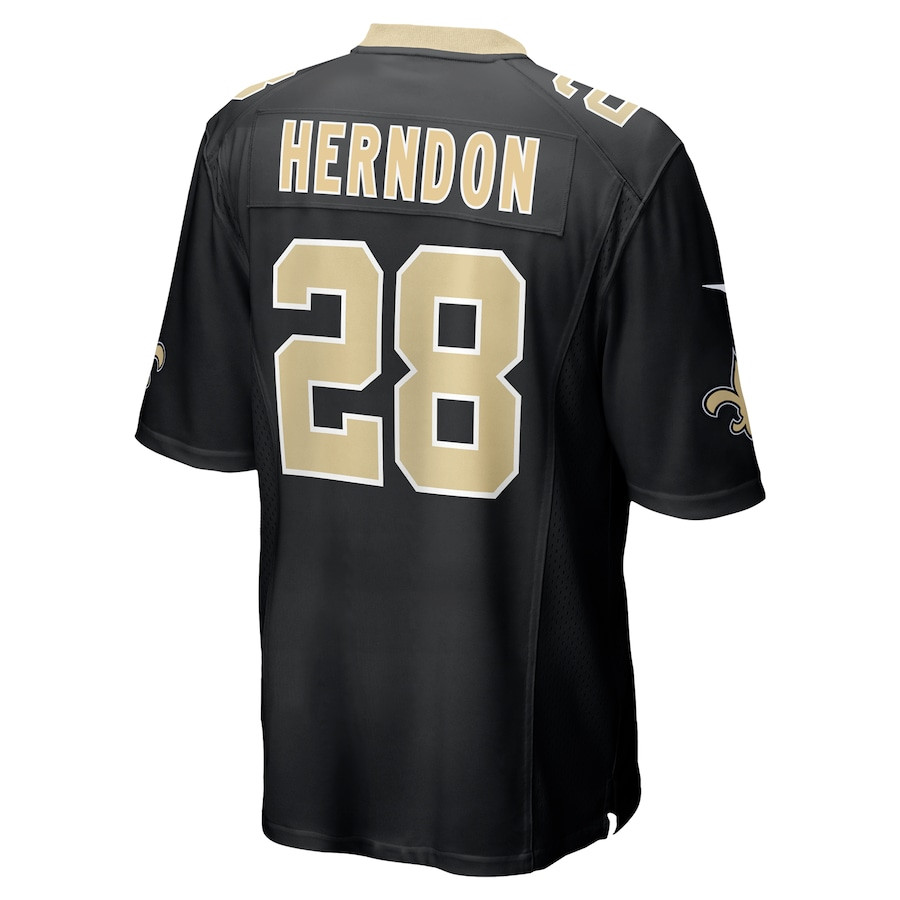 Tre Herndon 28 New Orleans Saints Game Men Jersey - Black JS1472 nicesnker - Image 3