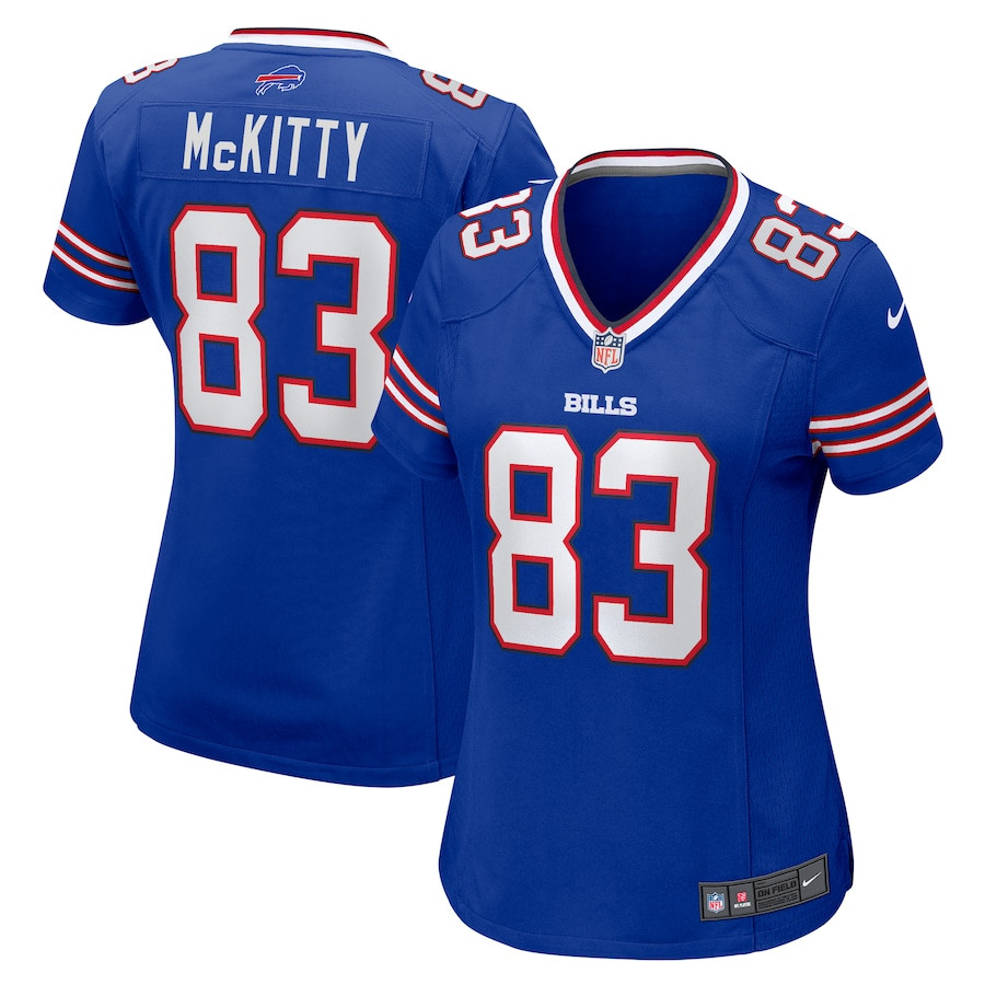 Tre McKitty 83 Buffalo Bills Game Women Jersey - Royal JS5595 nicesnker