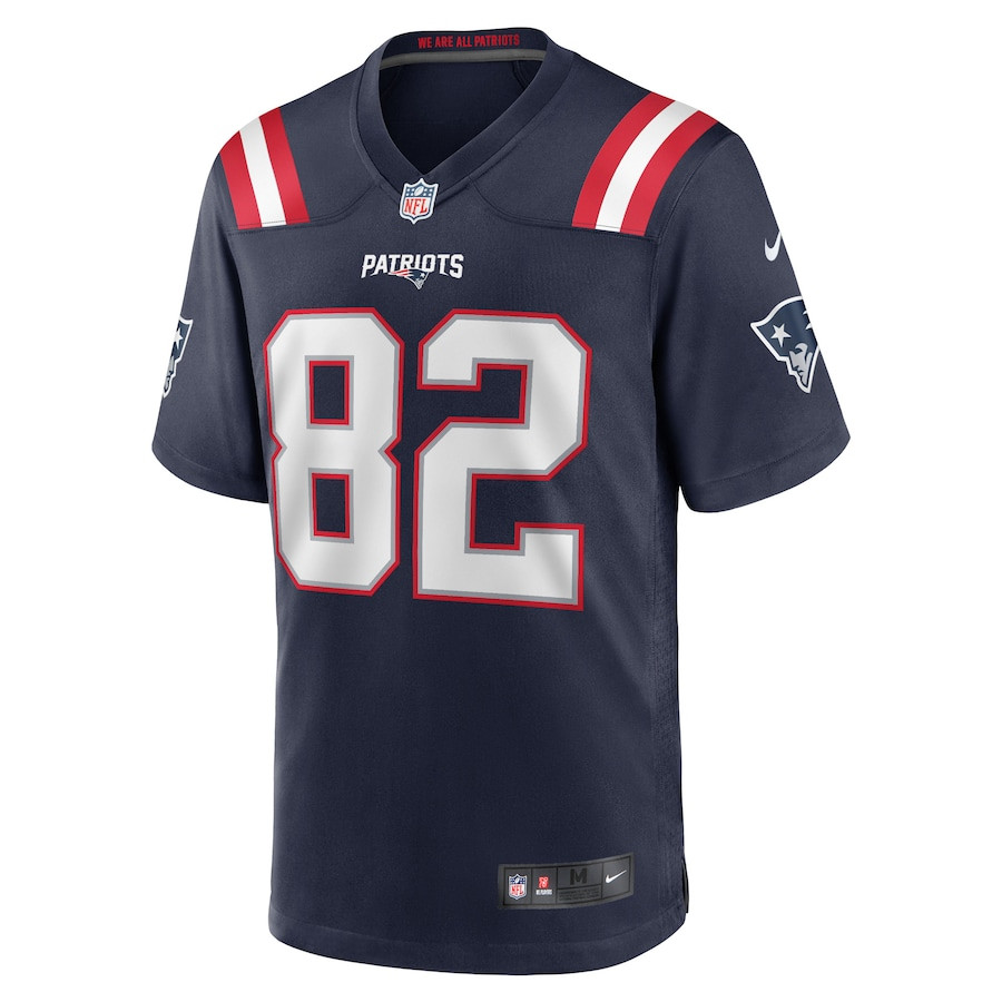 Tre Nixon 82 New England Patriots Men Game Jersey - Navy JS9829 nicesnker - Image 2