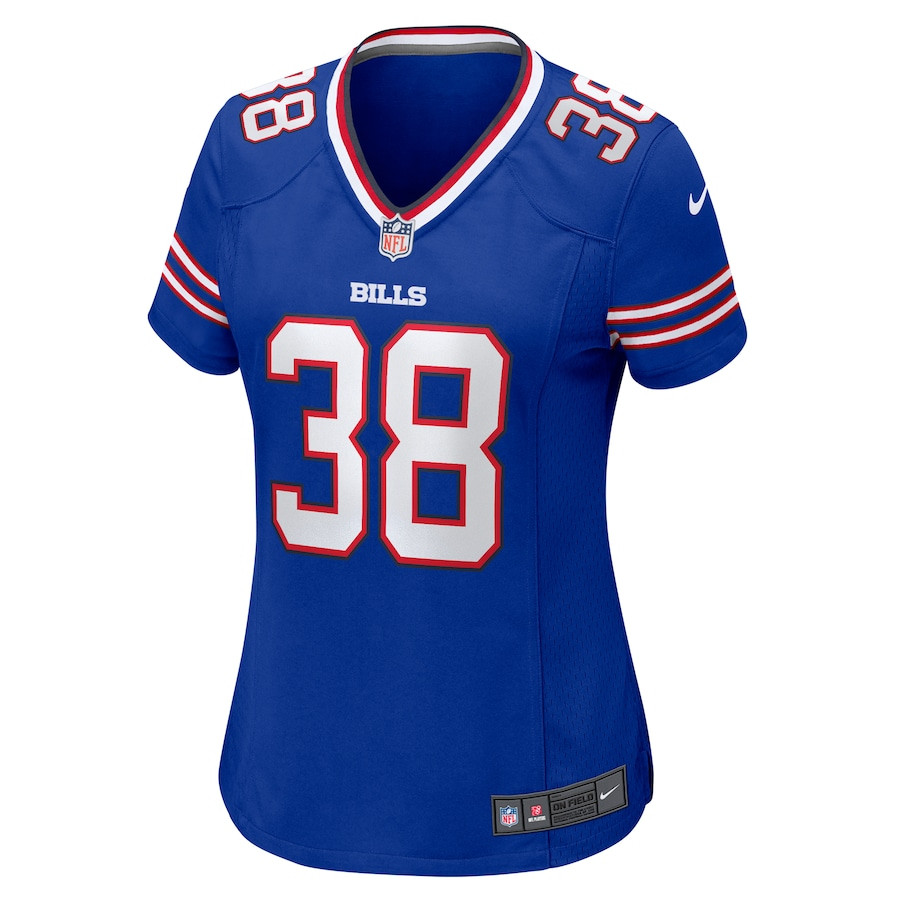 Tre Norwood 38 Buffalo Bills Game Women Jersey - Royal JS1210 nicesnker - Image 2