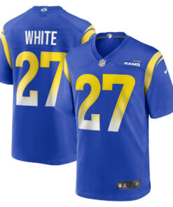 Tre'Davious White 27 Los Angeles Rams Team Game Men Jersey - Royal JS5029 nicesnker