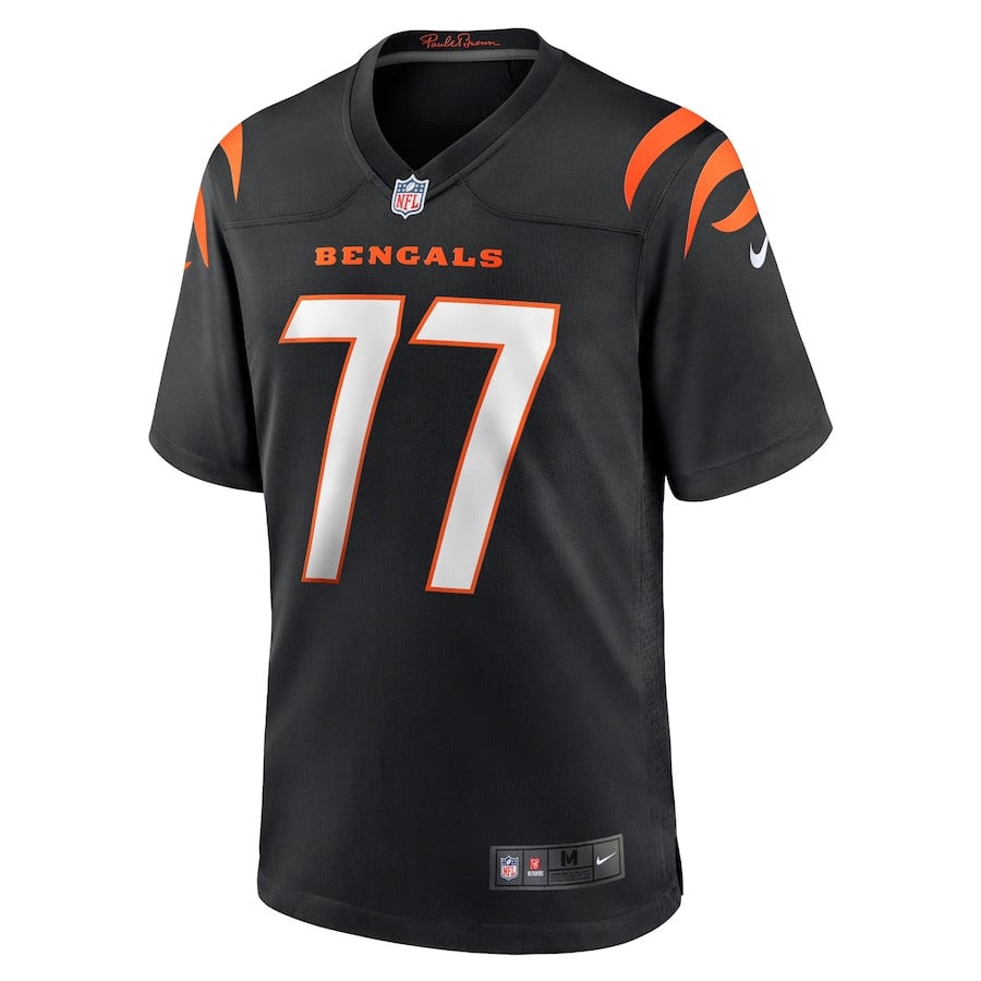 Trent Brown 77 Cincinnati Bengals Game Men Jersey - Black JS7218 nicesnker - Image 2