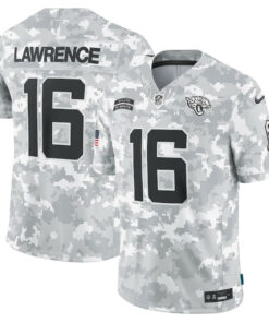 Trevor Lawrence 16 Jacksonville Jaguars 2024 Salute to Service Limited Men Jersey - Arctic Camo JS6730 nicesnker