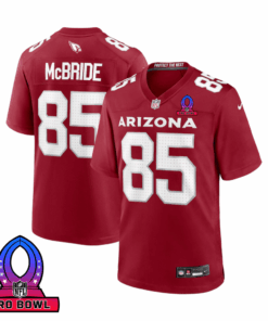 Trey McBride 85 Arizona Cardinals 2025 Pro Bowl Patch Game Men Jersey - Cardinal JS4984 nicesnker