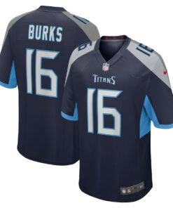 Treylon Burks 6 Tennessee Titans Men Team Game Jersey - Navy JS2175 nicesnker
