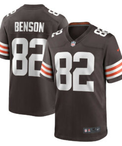 Trinity Benson 82 Cleveland Browns Team Game Jersey - Brown JS2513 nicesnker