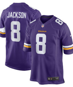 Trishton Jackson 8 Minnesota Vikings Game Men Jersey - Purple JS5768 nicesnker