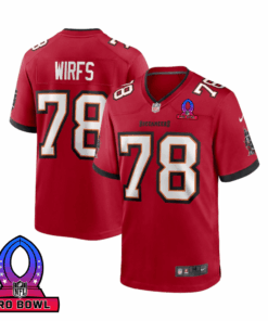 Tristan Wirfs 78 Tampa Bay Buccaneers 2025 Pro Bowl Patch Game Men Jersey - Red JS6492 nicesnker
