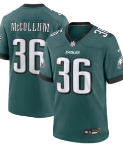 Tristin McCollum 36 Philadelphia Eagles Team Game Men Jersey - Midnight Green JS8437 nicesnker