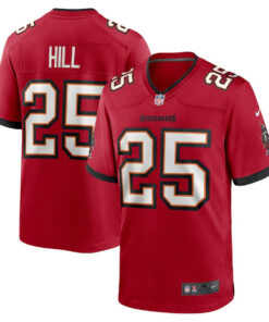 Troy Hill 25 Tampa Bay Buccaneers Game Men Jersey - Red JS2002 nicesnker