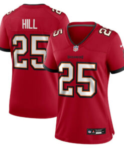Troy Hill 25 Tampa Bay Buccaneers Women's Game Jersey - Red JS1390 nicesnker