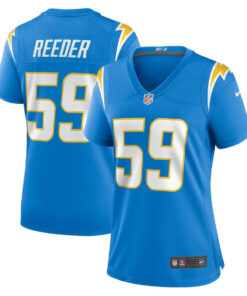 Troy Reeder 59 Los Angeles Chargers Women's Game Jersey - Powder Blue JS3768 nicesnker
